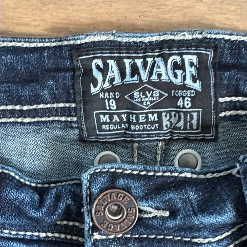 Salvage Mayhem 32x31 Regular Bootcut Men’s Jeans